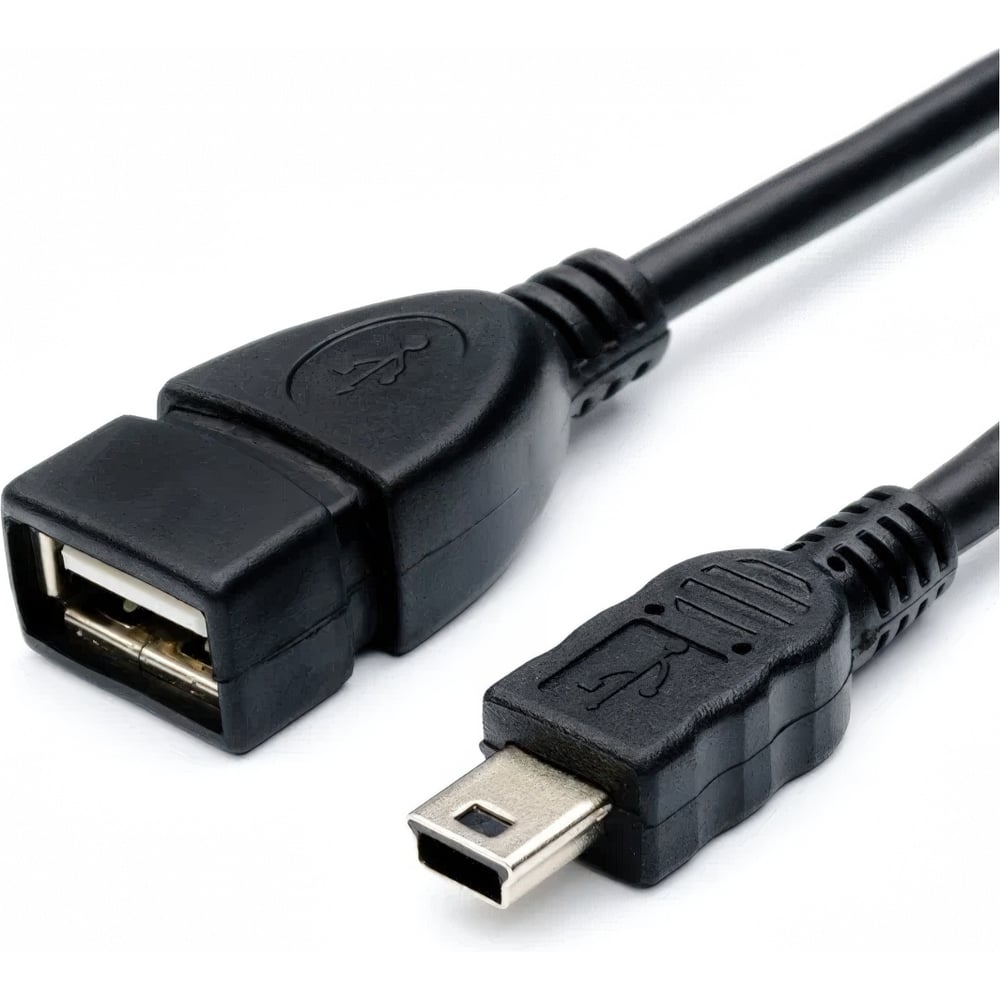 Изображение товара Переходник Pro Legend USB-М5Р (mini B 5Pin штекер - А гнездо) 0.3м PL2363
