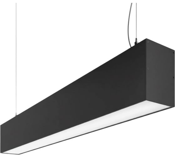Изображение товара Светодиодный линейный светильник Uniel ULO-K10D 52W/5000K/L120/H IP40 BLACK UL-00013175