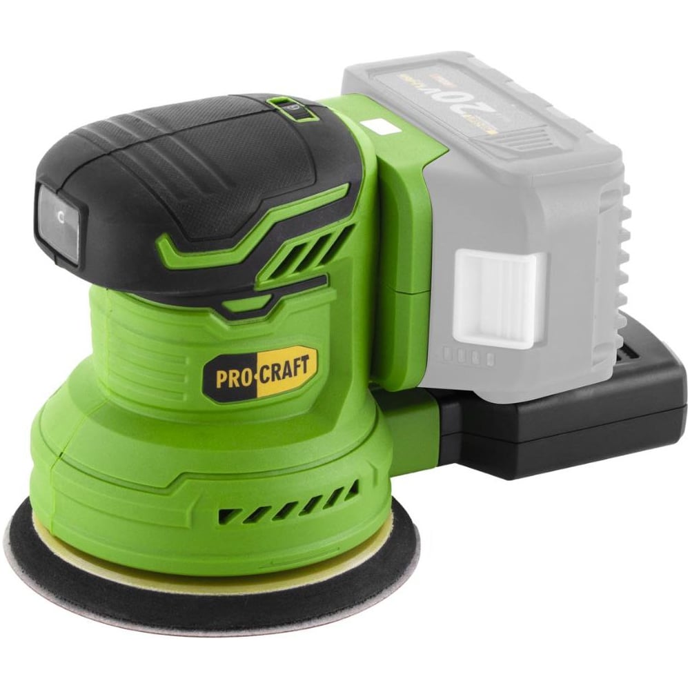 Изображение товара Профессиональная эксцентриковая шлифмашина PROCRAFT PX20BL 20В