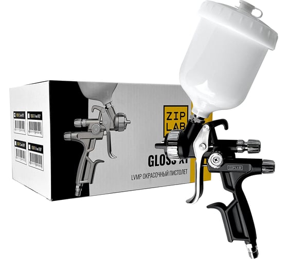Изображение товара Окрасочный пистолет ZIPLAB GLOSS X1, LVMP, дюза 1.3 10570