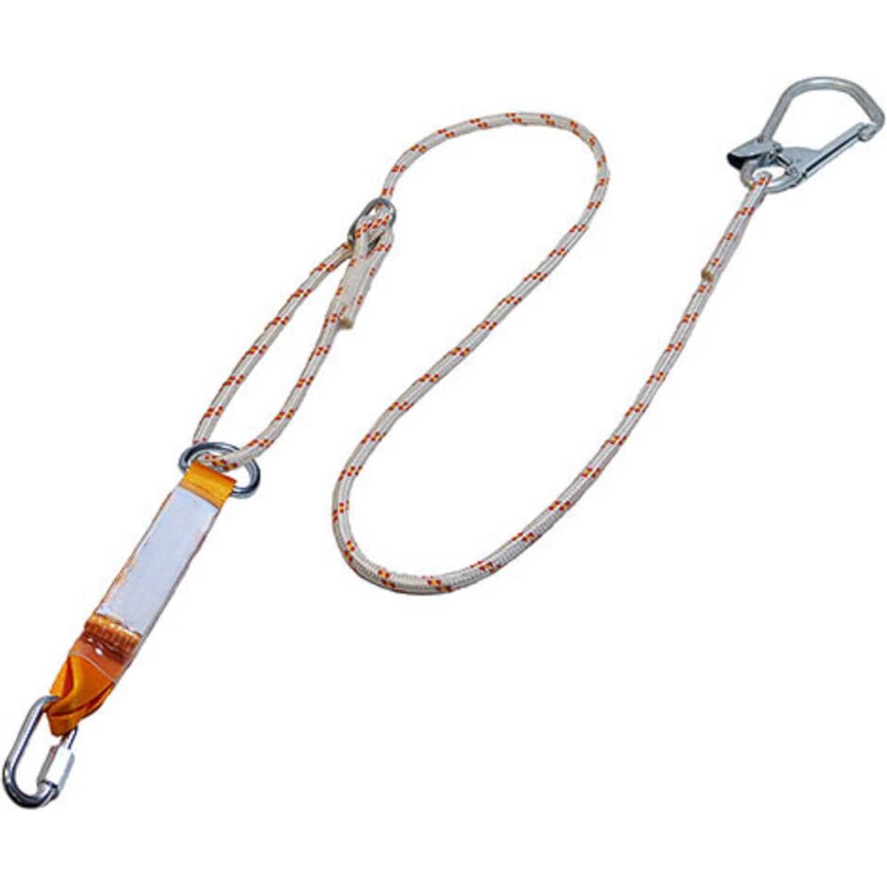 Изображение товара Строп регулируемый из полиамидного каната с амортизатором и карабинами Gigant КР-03;КР-50