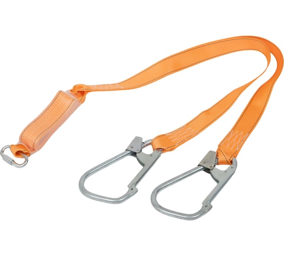 Изображение товара Строп ленточный двухветвевой с амортизатором аАд с карабинами ТМ Gigant КР-03; КР-50