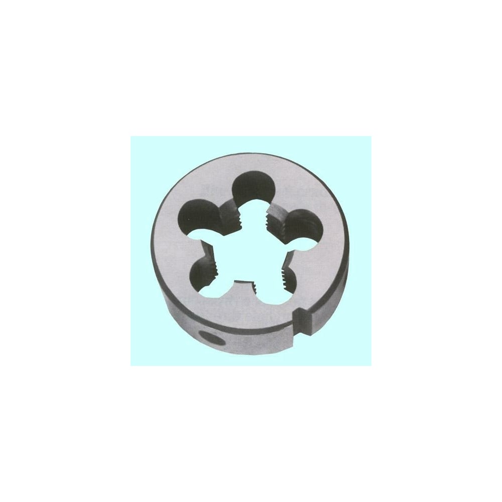 Изображение товара Плашка CNIC дюймовая 7/8"- 9 UNC 60гр 9ХС 9 ниток/дюйм dнар.55мм 37241