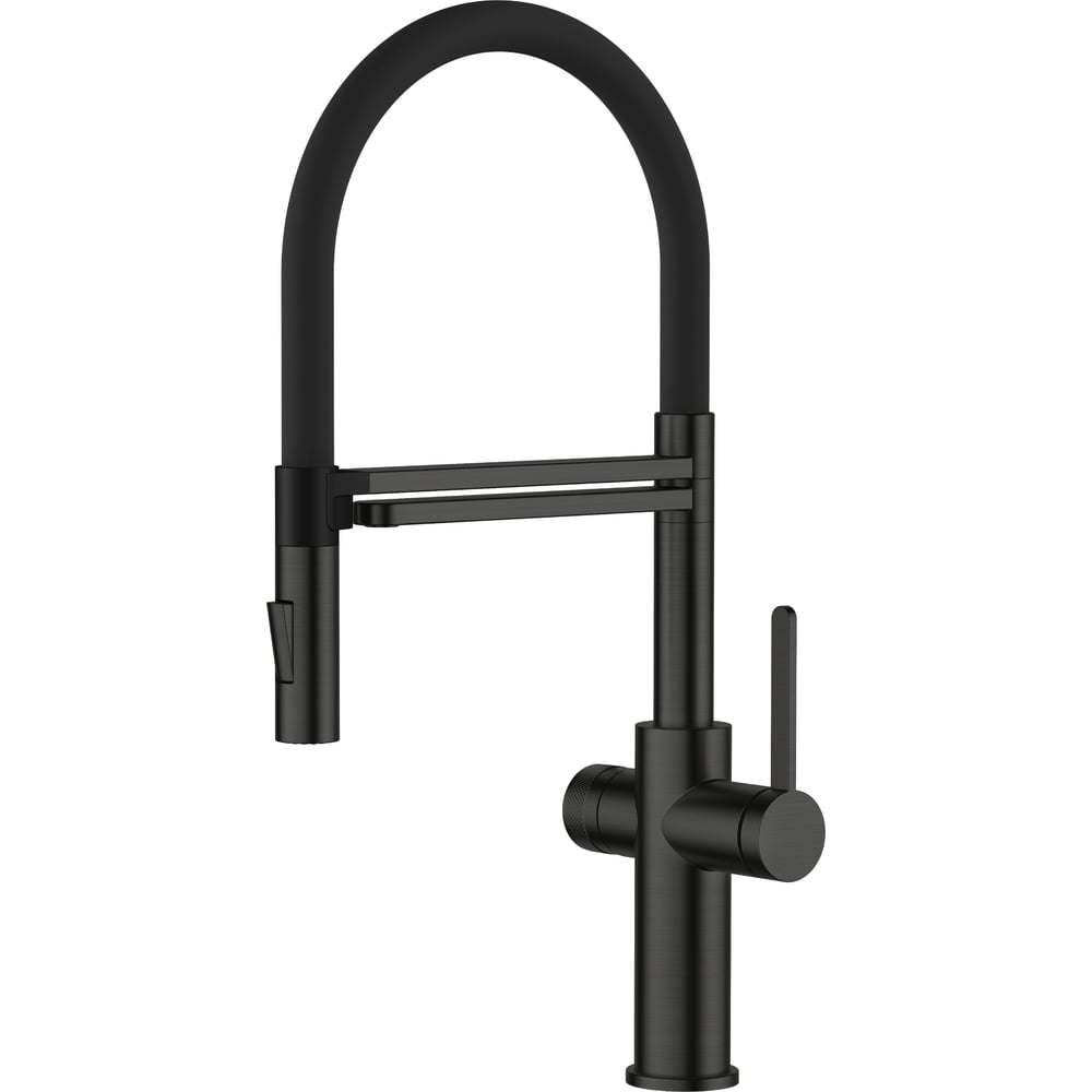 Изображение товара Смеситель для кухни Agger Elegant однорычажный с каналом для питьевой воды и гибким изливом