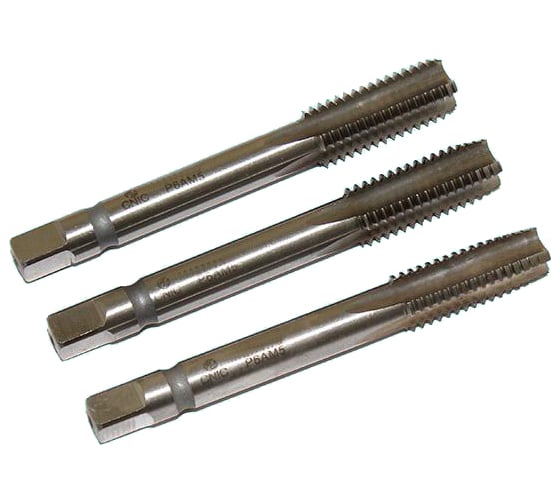 Изображение товара Метчик CNIC М12,0x1,5 м/р.Р6АМ5 к-т из 3-х шт. 64760