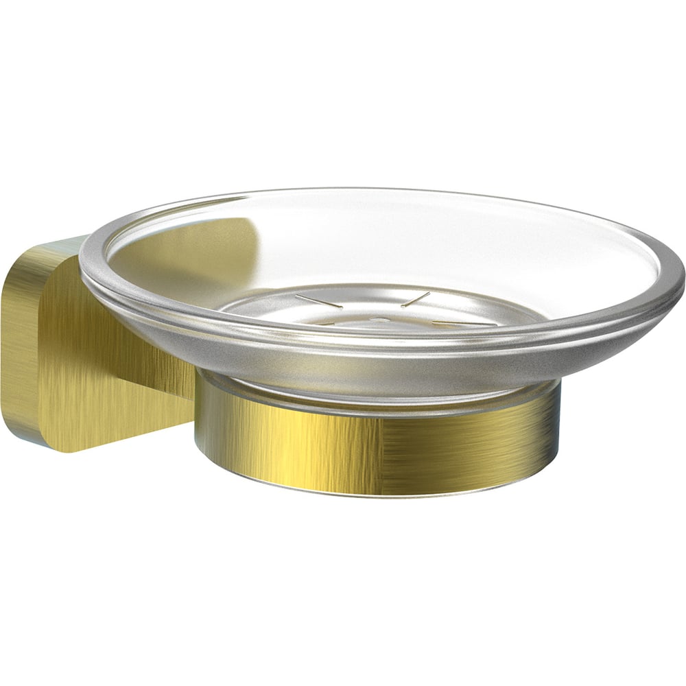 Изображение товара Мыльница с держателем Wonzon & Woghand GRAFFITY брашированное золото WW-9322-BG