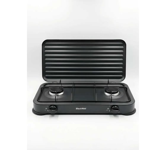 Изображение товара Плита газовая настольная двухконфорочная черная BlackWeld 150222