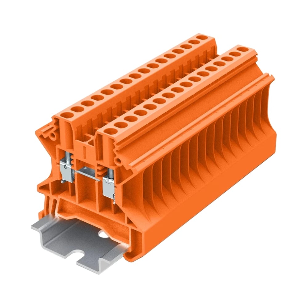 Изображение товара Клемма SUPU SUK 1-1 винтовая высока́я 0,2-2,5 мм² оранжевая