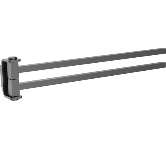 Изображение товара Полотенцедержатель поворотный Wonzon & Woghand LOTTE темный графит WW-8331-BGM