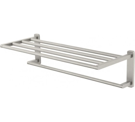 Изображение товара Полотенцедержатель с полкой Wonzon & Woghand GRAFFITY Брашированный никель WW-9381-BN