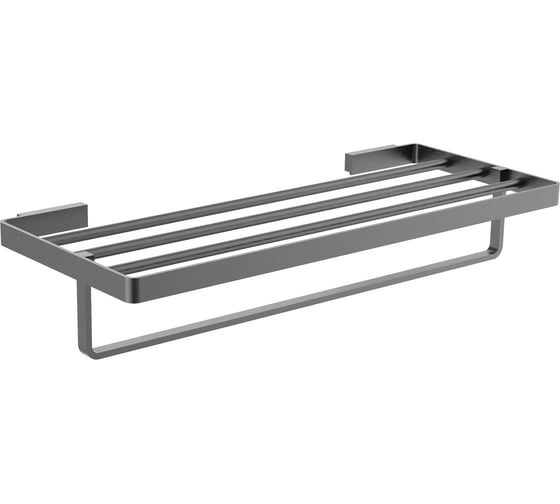 Изображение товара Полотенцедержатель с полкой Wonzon & Woghand LOTTE Темный графит WW-8381A-BGM