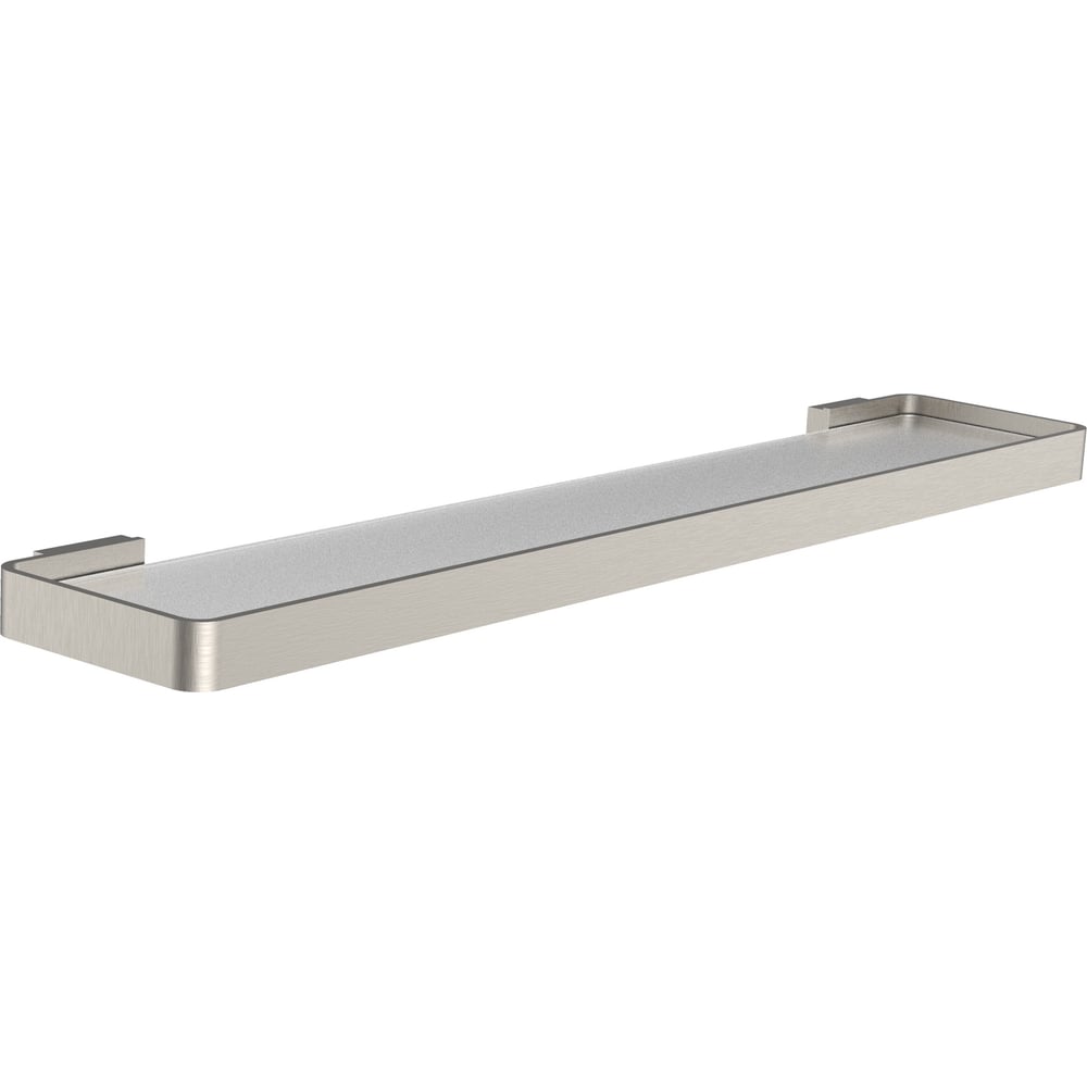 Изображение товара Стеклянная полка для ванной Wonzon & Woghand LOTTE брашированный никель