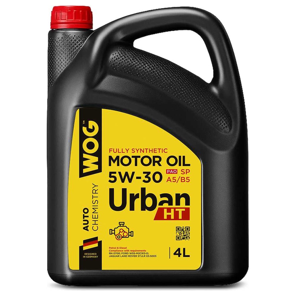 Изображение товара Масло моторное WOG URBAN HT PAO SP A5/B5 5W30 4л синтетика
