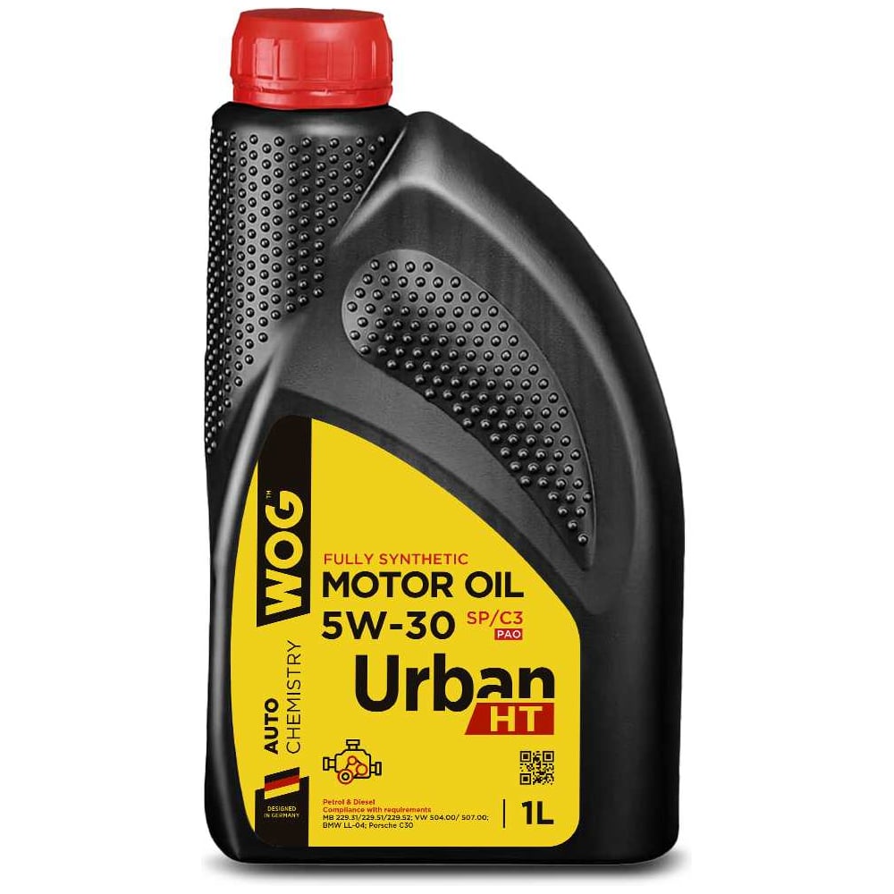 Изображение товара Масло моторное WOG URBAN HT PAO SP C3 5w30, 1 л