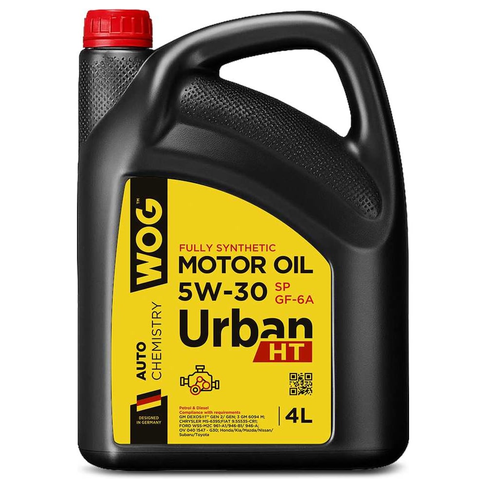 Изображение товара Масло WOG URBAN HT SP GF-6A 5w30 синтетическое 4 л