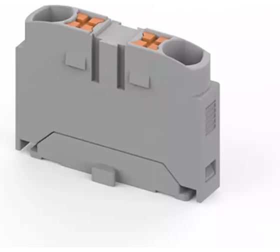 Изображение товара Блок распределительный SUPU TP Push-in, 2 точки подключения, сечение 2,5 мм. кв., серая, 100 шт TPA2.5-2-GY