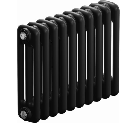 Изображение товара Радиатор трубчатый RIFAR TUBOG Ventil 3037 DV1 Антрацит 10 секций, нижнее подключение TUB 3037-10-DV1-AN