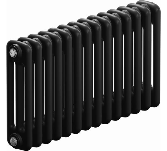 Изображение товара Радиатор трубчатый RIFAR TUBOG Ventil 3037 DV1 Антрацит 14 секций, нижнее подключение TUB 3037-14-DV1-AN