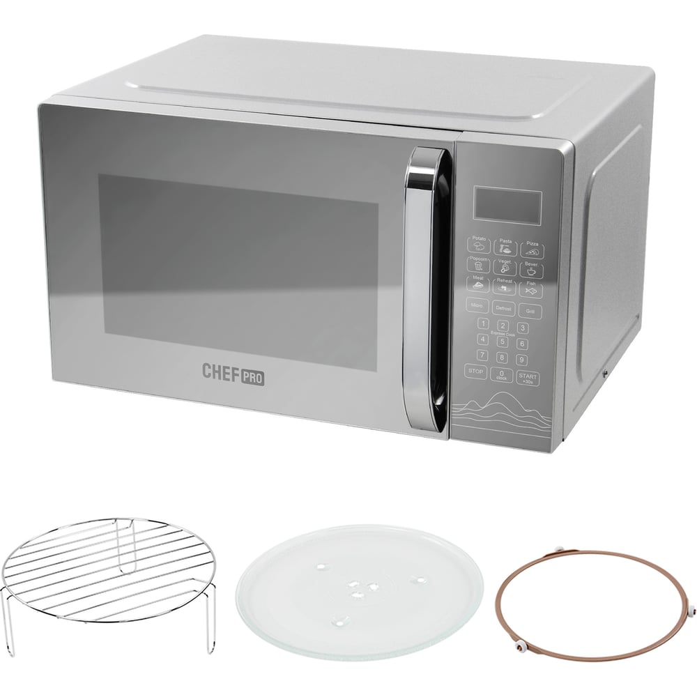 Микроволновая печь CHEF PRO CF-MW1952A серебро/хром 41839