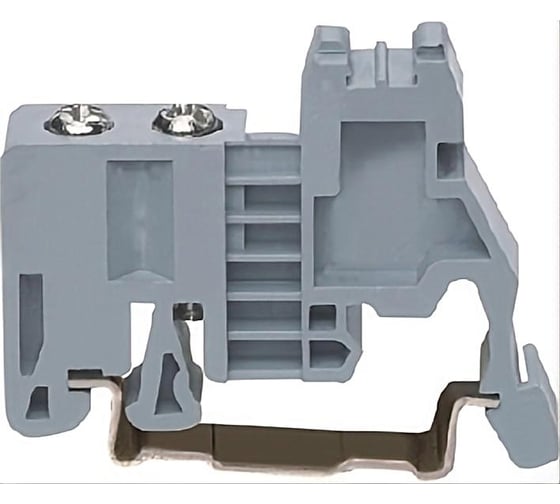 Изображение товара Стопор оконечный SUPU DIN35 винтовой, с держателем маркировки, 50 шт 215204