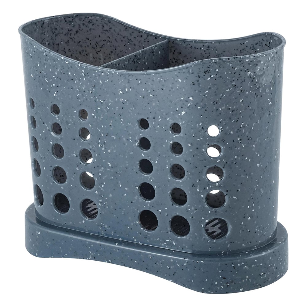 Изображение товара Сушилка для столовых приборов Plast Team Stone компактная с стаканом темный камень