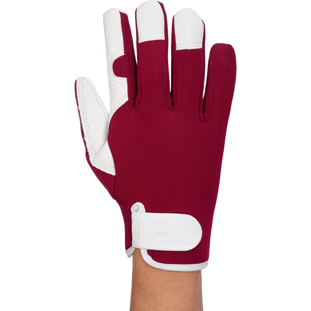 Изображение товара Перчатки NewLine комбинированные со спилком на липучке 10 пар