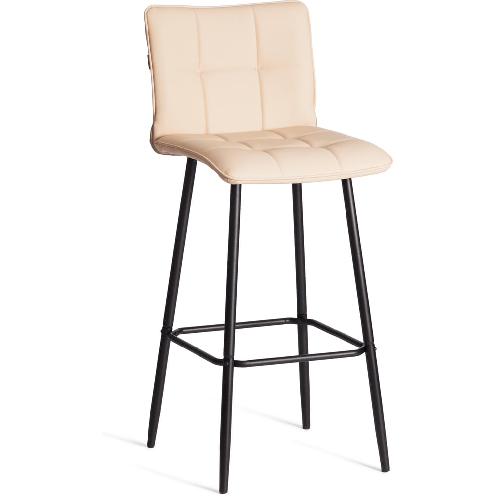 Изображение товара Барный стул Tetchair Bari экокожа бежевый стиль лофт для кафе и кухни