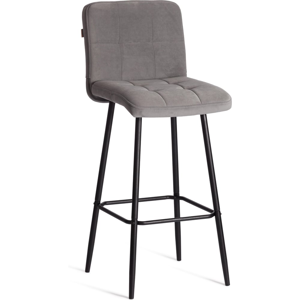 Изображение товара Барный стул Tetchair Medeo велюр, серый