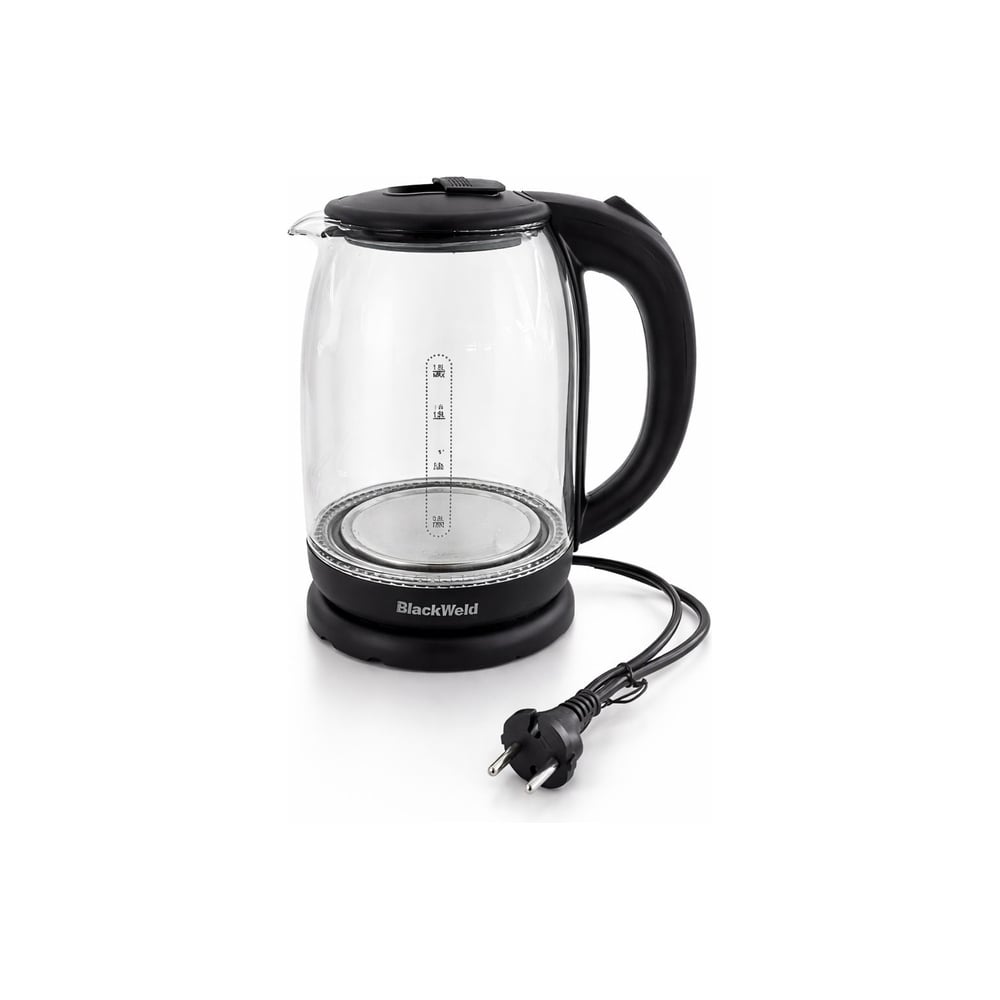 Изображение товара Стеклянный чайник BlackWeld 2L с подсветкой MB0302 - быстрый нагрев и стильный дизайн Изображение товара Стеклянный чайник BlackWeld 2L с подсветкой MB0302 - быстрый нагрев и стильный дизайн