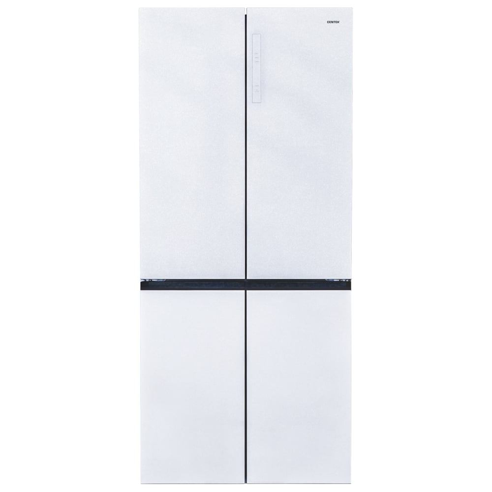 Изображение товара Холодильник Centek CT-1746 NF White Glass NF600л 3 двери клас А++