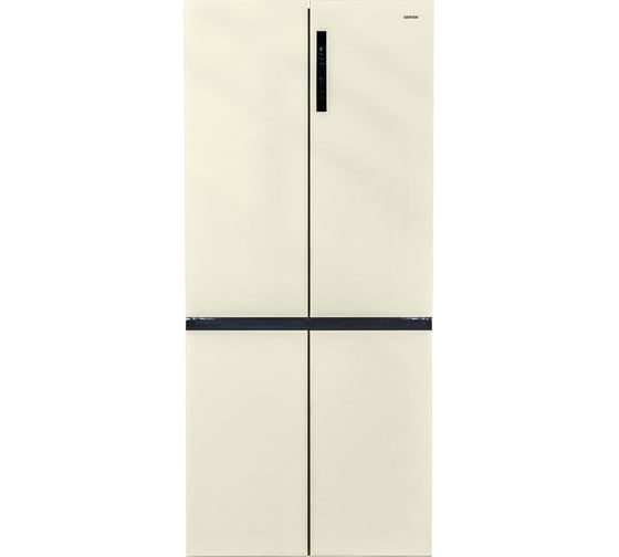 Изображение товара Холодильник Centek CT-1746 NF Beige Glass NF600л (212л/388л) 833х668х1920мм,Стекло, 4 двери CT-1746 Beige