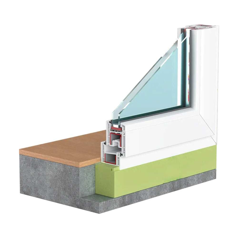 Изображение товара Теплый подставочный профиль ПМК 38х38х1200мм для теплоизоляции и поддержки