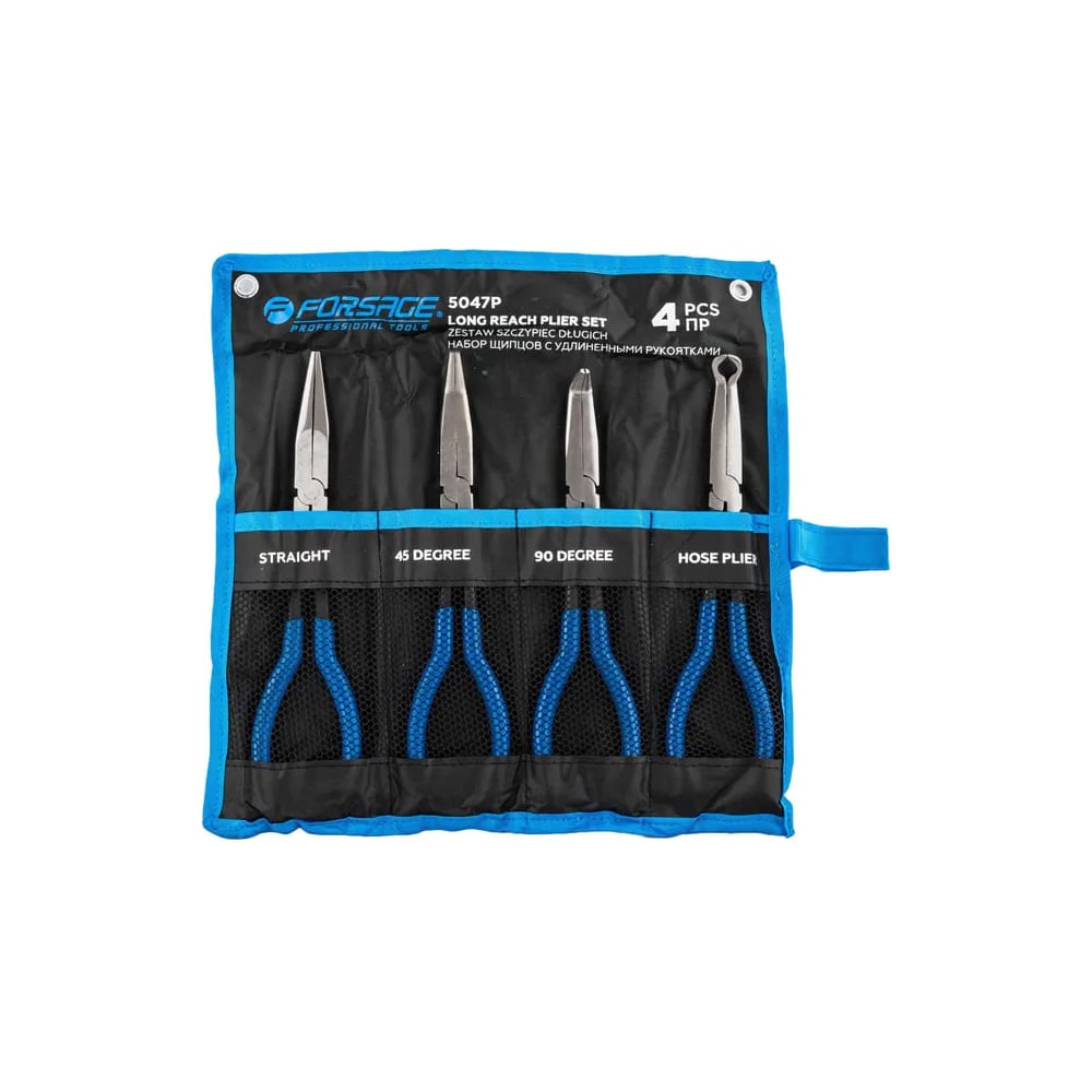 Изображение товара Щипцы с удлиненными рукоятками Forsage 285мм набор 4 предмета F-5047P