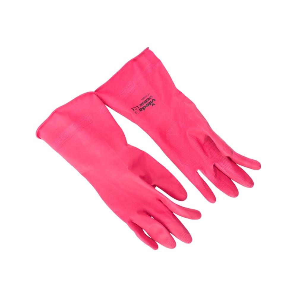 Изображение товара Перчатки VILEDA Универсал Стандарт L текстурированные латексные 166566/2