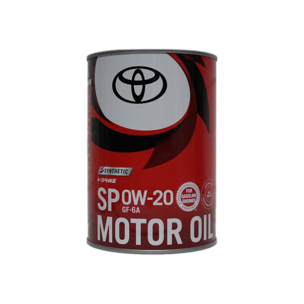 Изображение товара Моторное масло TOYOTA SAE 0W-20 SP 1л синтетика высокая защита