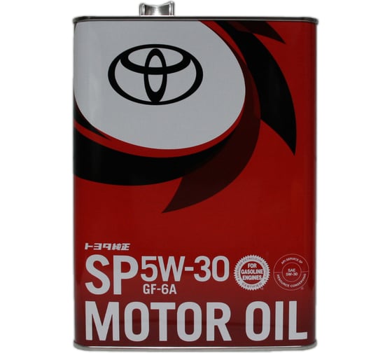 Изображение товара Масло моторное TOYOTA SAE 5W-30 SР (4л), Япония 08880-13705