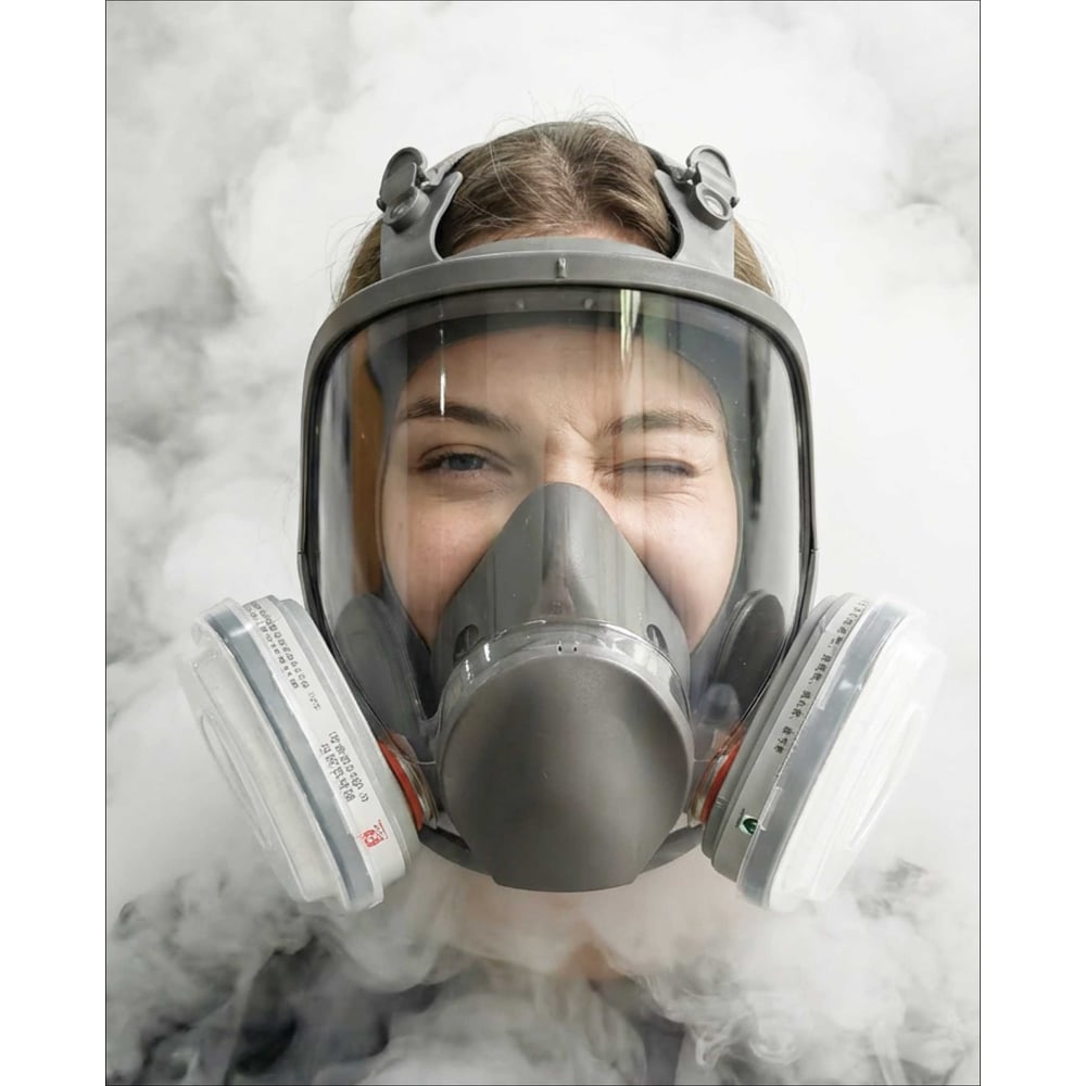 Изображение товара Профессиональный респиратор 3М RB2175 FFP3 с фильтром B1 многоразовый