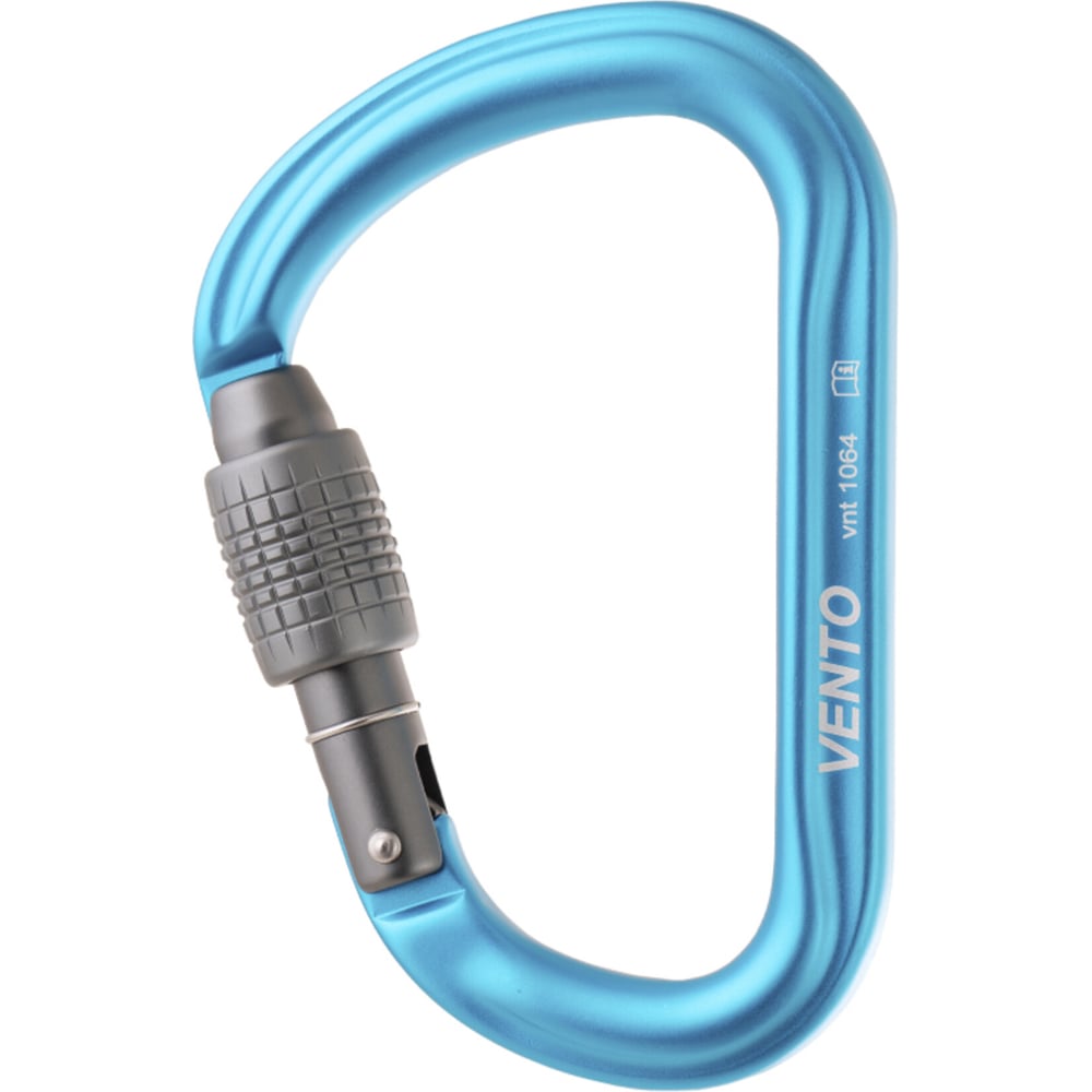 Изображение товара Карабин VENTO Большой с резьбовой муфтой, синий, модель vnt 1064_bu