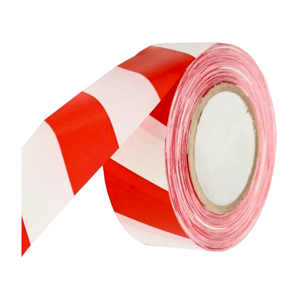 Изображение товара Лента оградительная Аласта ЛО-250 бело-красная 250 м 75 мм