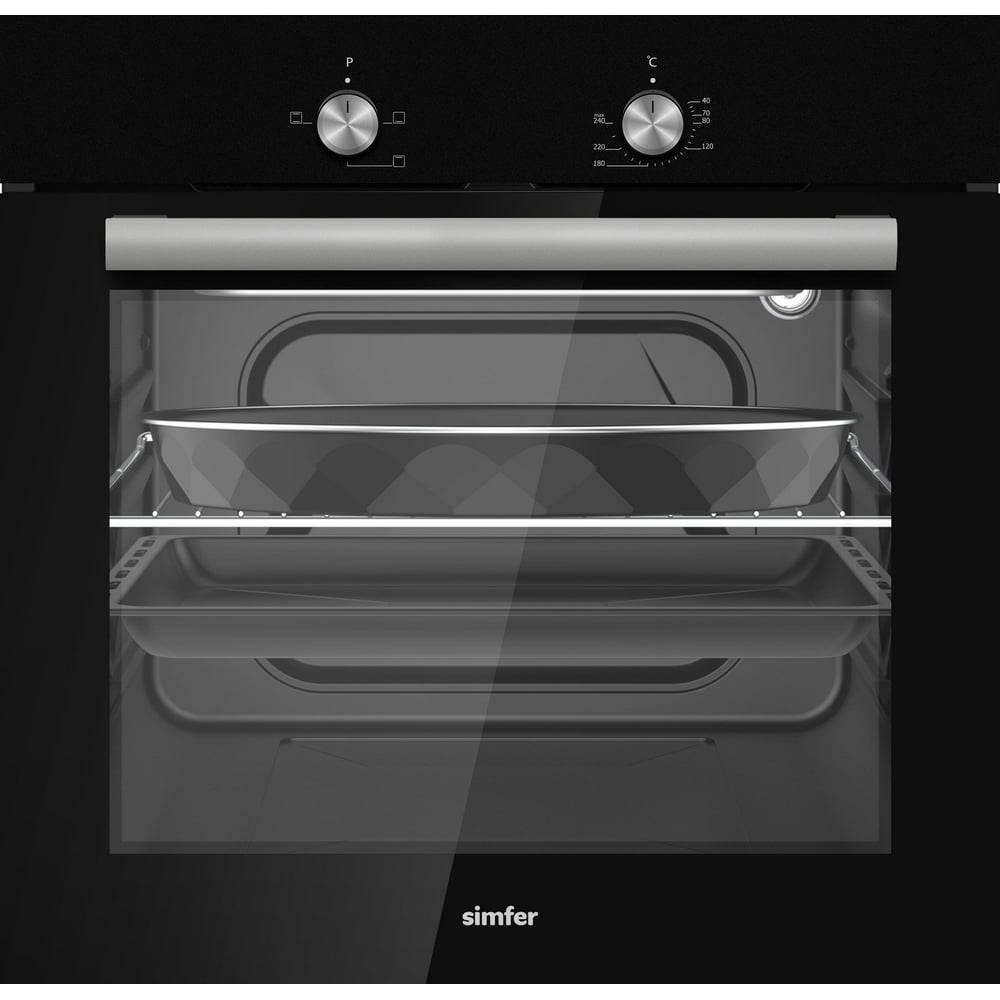Изображение товара Встраиваемая электрическая духовка Simfer B6EB04025 60л черная