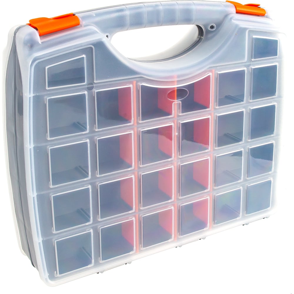 Изображение товара Двухсторонний органайзер Gigant 50 отделений прозрачный для мелочей