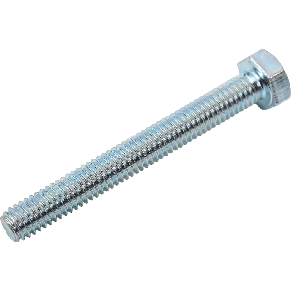 Изображение товара Болт DIN933 М6x50 оцинкованный с шестигранной головкой 40 шт