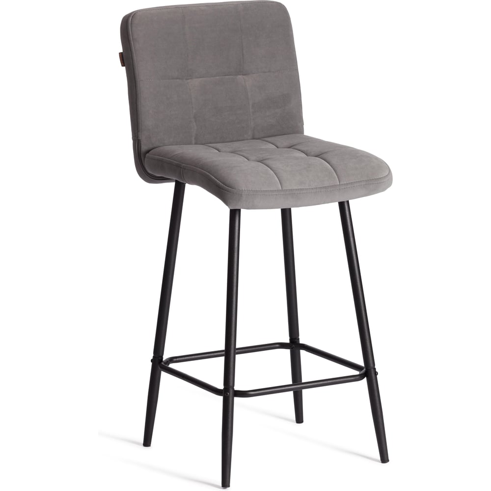 Изображение товара Полубарный стул Tetchair Medeo велюр серый