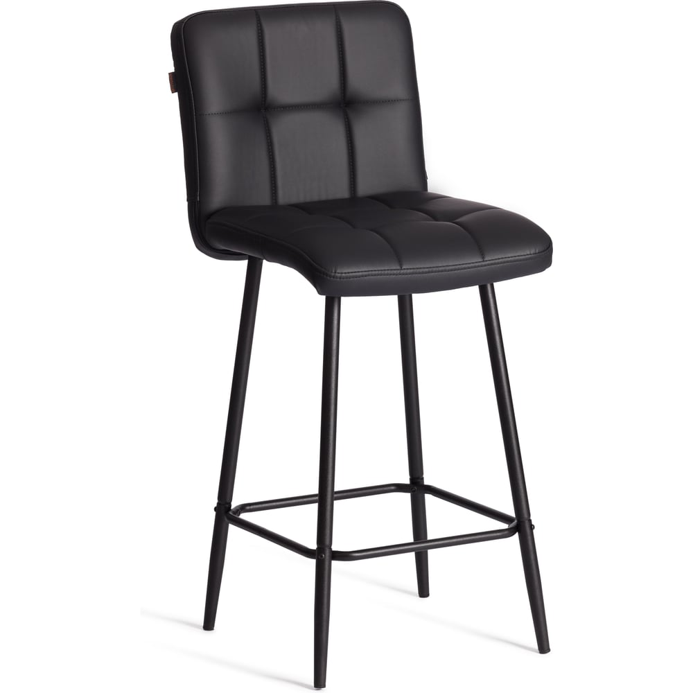 Изображение товара Полубарный стул Tetchair Medeo черный экокожа
