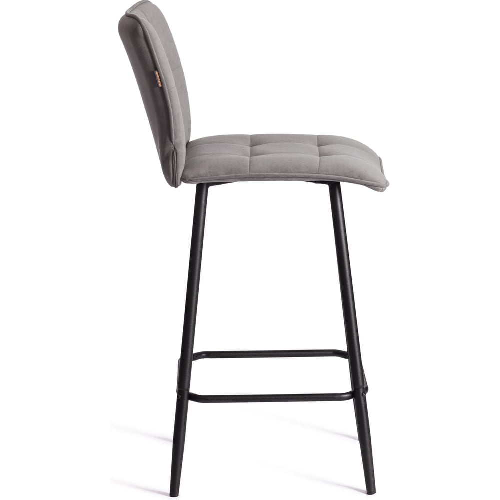 Изображение товара Полубарный стул Tetchair Bari велюр серый современный дизайн