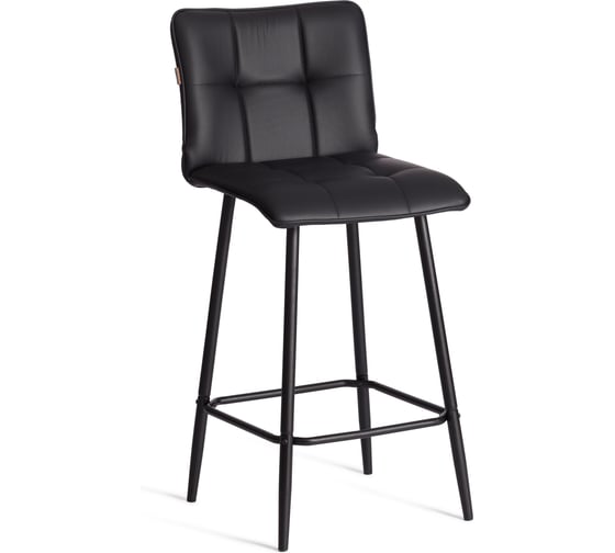 Изображение товара Полубарный стул Tetchair Bari экокожа, черный 24915