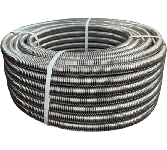 Изображение товара Труба гофрированная 20А из нержавеющей стали SUS304, отожженная 3м STACORT TO-20A-3