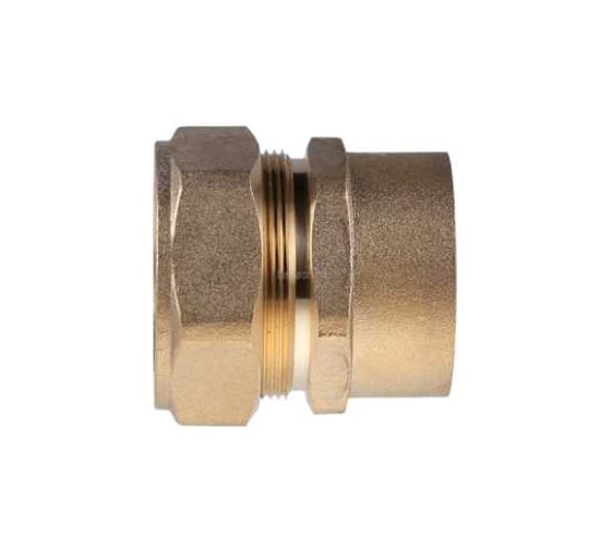 Изображение товара Муфта внутренняя STACORT SF20x3/4''MR (мама)-для гофрированной трубы 20А из нержавеющей стали SF20-34MR