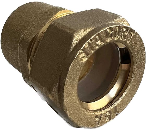 Изображение товара Муфта внутренняя STACORT SF15x3/4''MR (мама) для гофрированной трубы 15А из нержавеющей стали SF15-34MR