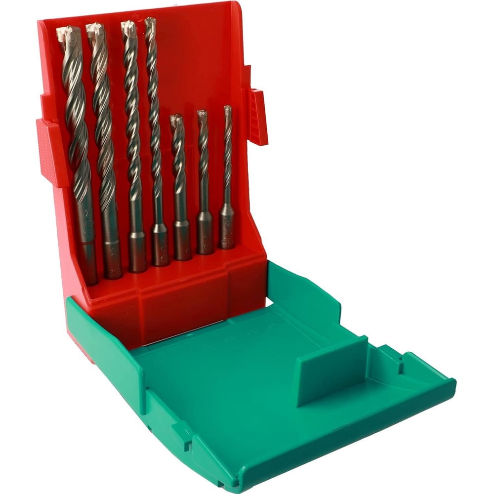 Изображение товара Набор буров по бетону Heller SDS-plus Trijet 7 шт для профессионалов